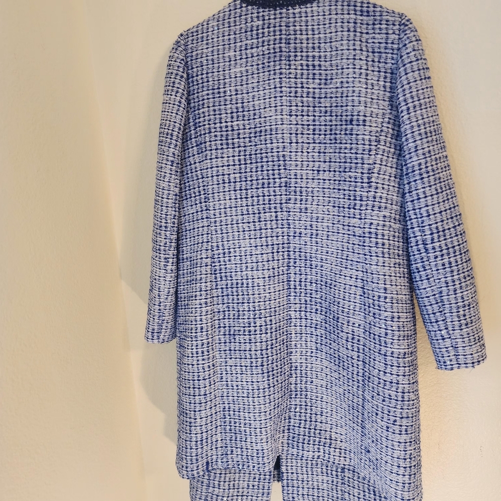 Tahari Bouclé Topper Jacket & Sheath Dress - Picture 5 of 15